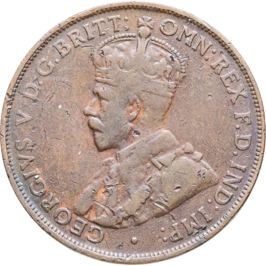Австралия 1 пенни (penny) 1923, реверс