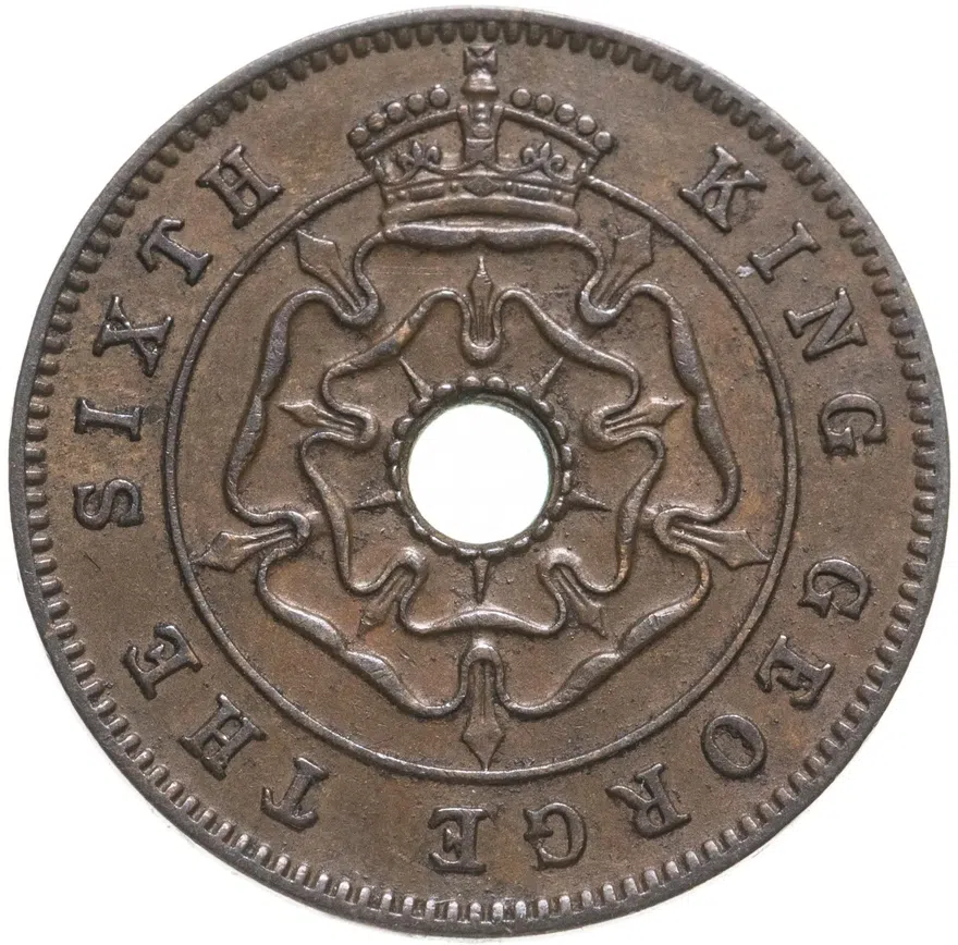 Южная Родезия 1/2 пенни (penny) 1952