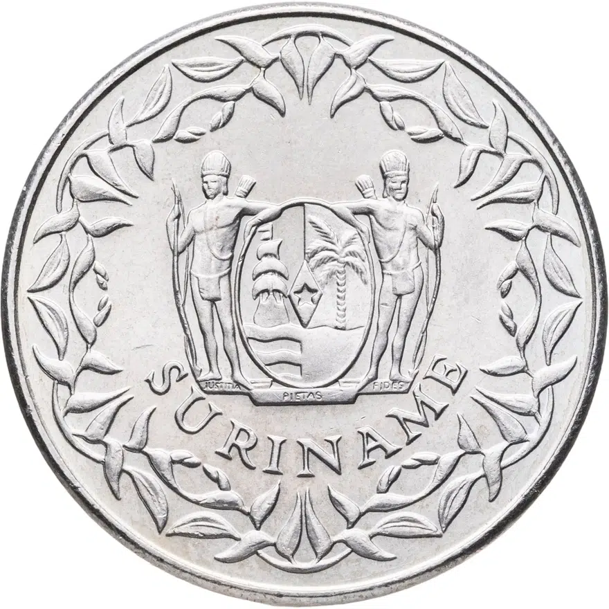 Суринам 250 центов (cents) 1989, реверс