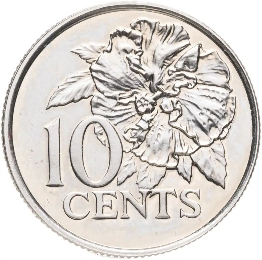 Тринидад и Тобаго 10 центов (cents) 1976
