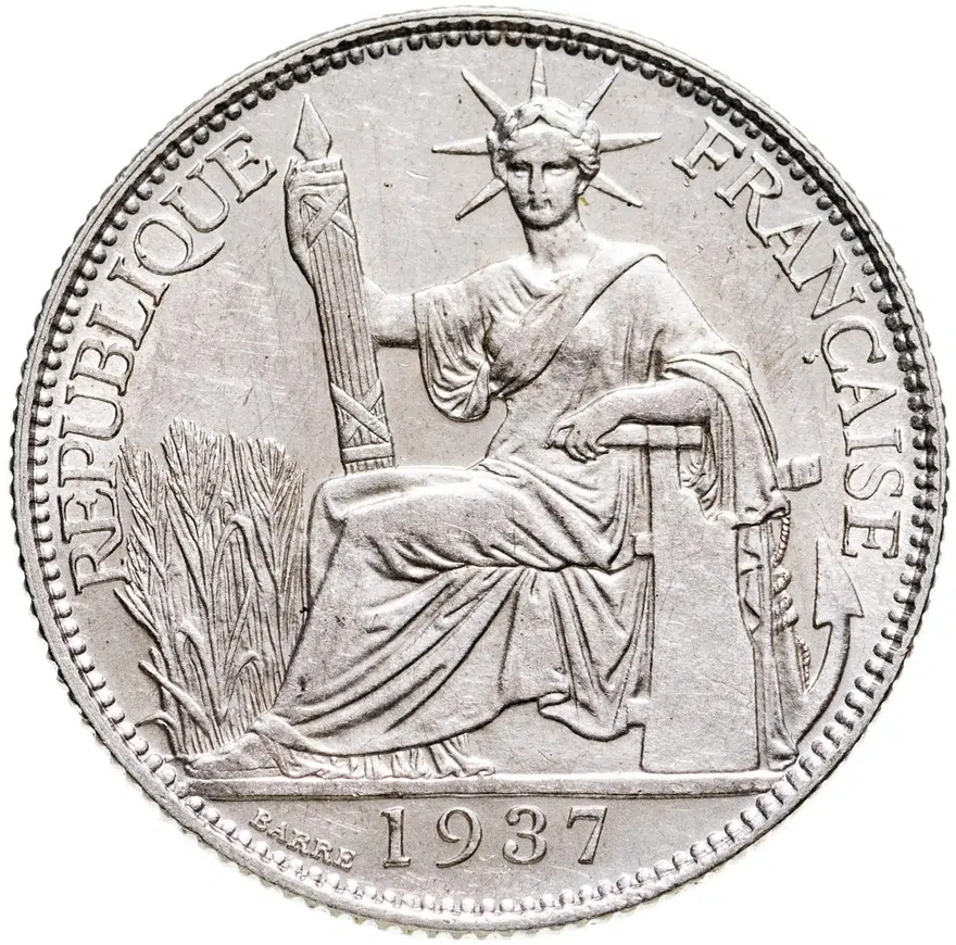 Французский Индокитай 20 сантимов (centimes) 1937