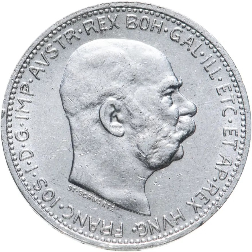 Австрия 1 крона (crown) 1914, реверс