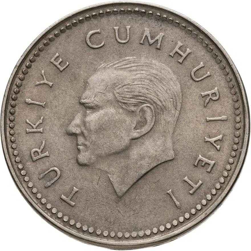 Турция 5000 лир (lira) 1992