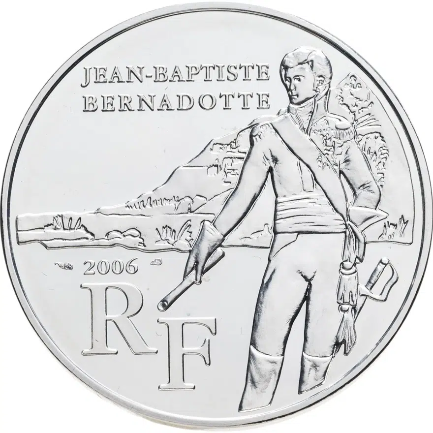 Франция 1/4 евро (euro) 2006 Маршалл Бернадот, реверс