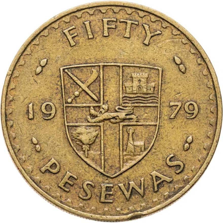 Гана 50 песев 1979, реверс