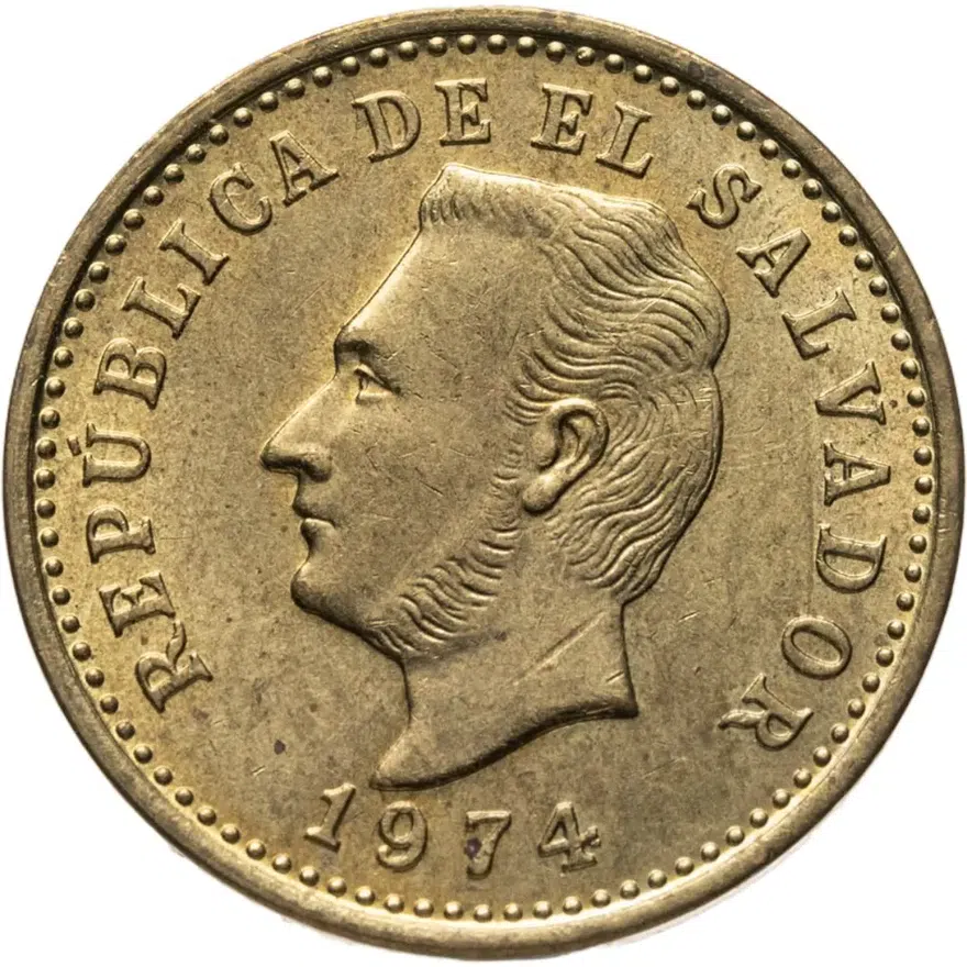 Сальвадор 2 сентаво (centavos) 1974