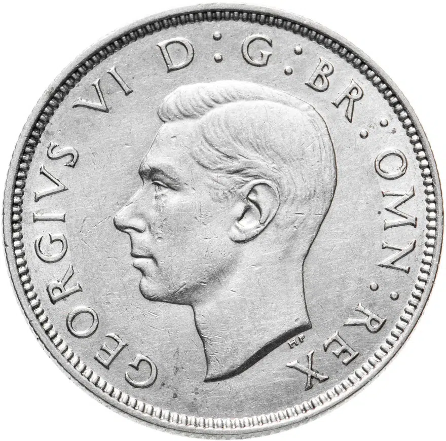 Великобритания 2 шиллинга (флорин, shillings) 1939, реверс