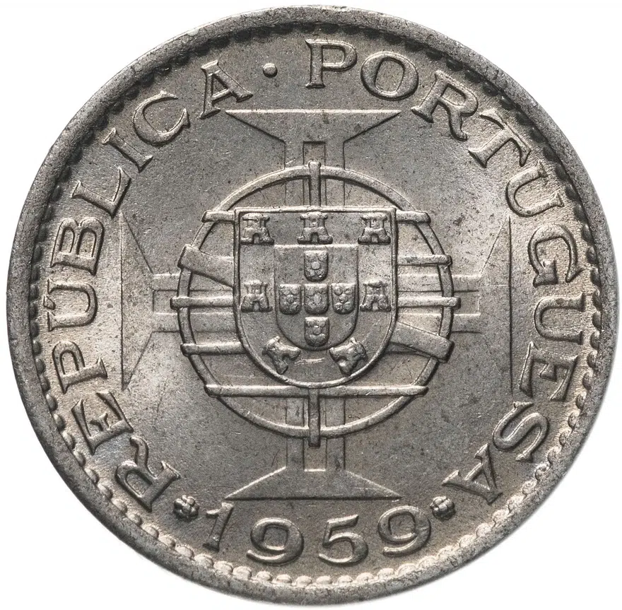 Индия (Португальская) 1 эскудо (escudo) 1959