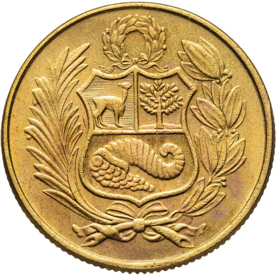 Перу 50 солей (soles) 1980, реверс