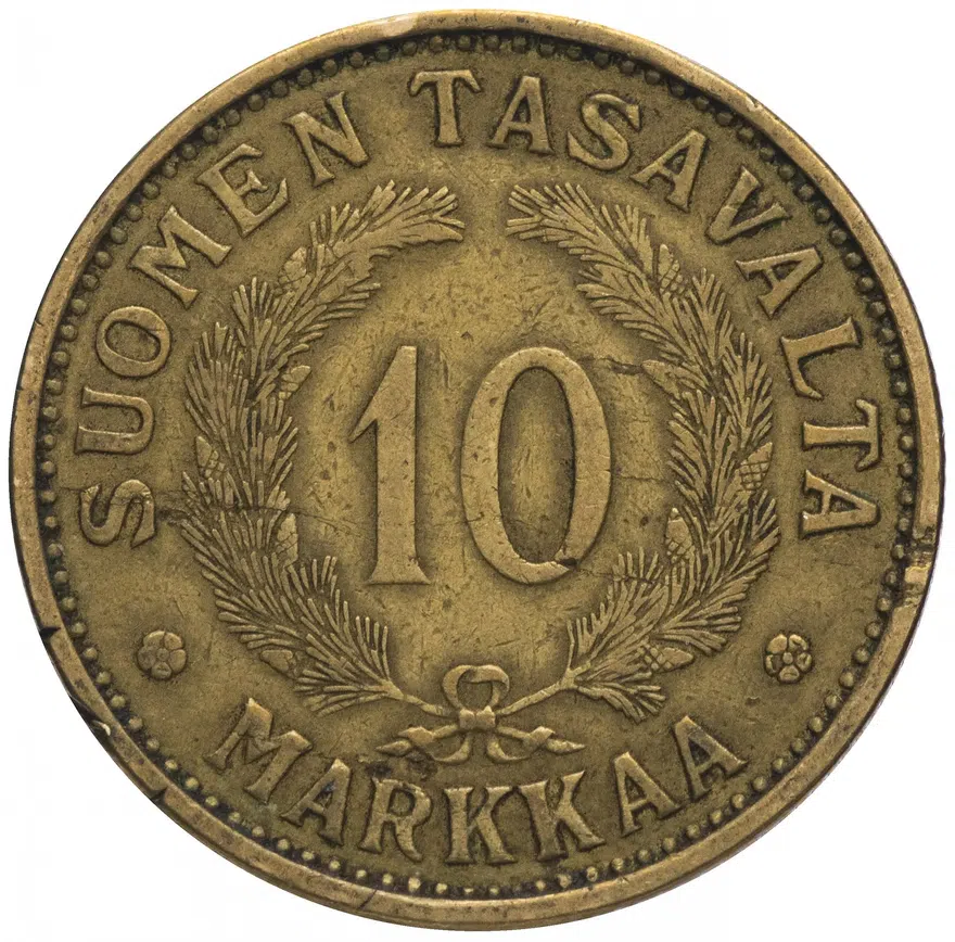 Финляндия 10 марок (markkaa) 1930