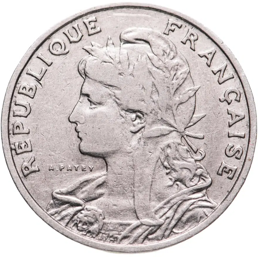 Франция 25 сантимов (centimes) 1903, реверс