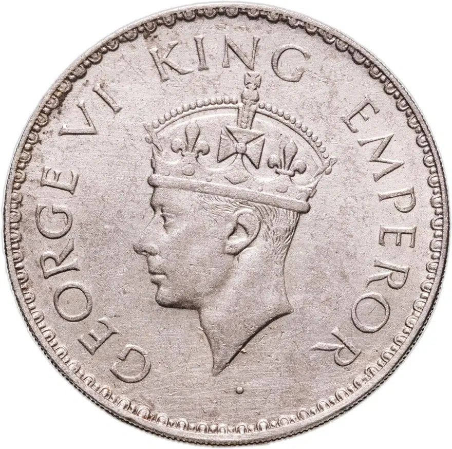 Индия (Британская) 1 рупия (rupee) 1940, реверс