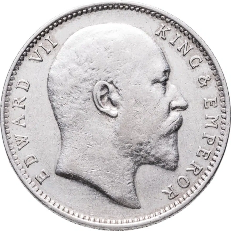 Индия (Британская) 1 рупия (rupee) 1905   Без отметки монетного двора
