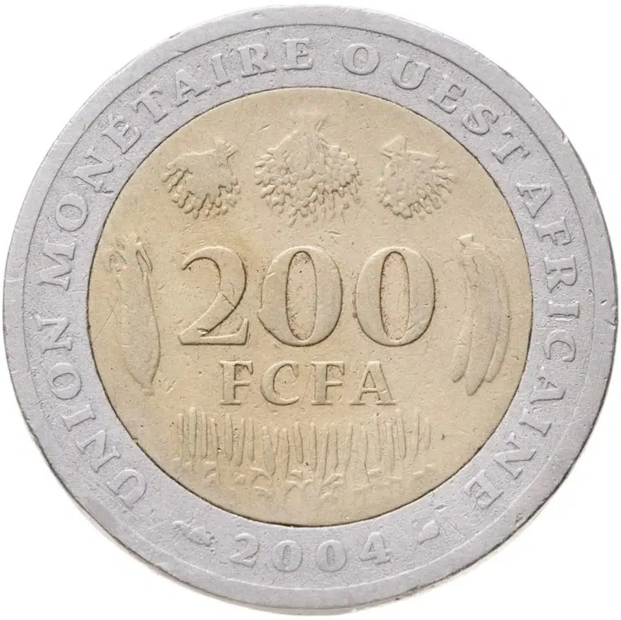 Западная Африка (BCEAO) 200 франков (francs) 2004
