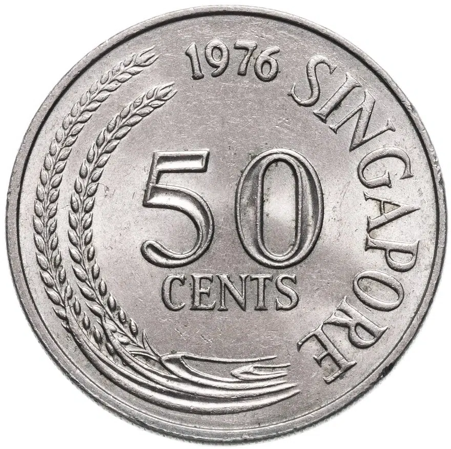 Сингапур 50 центов (cents) 1976