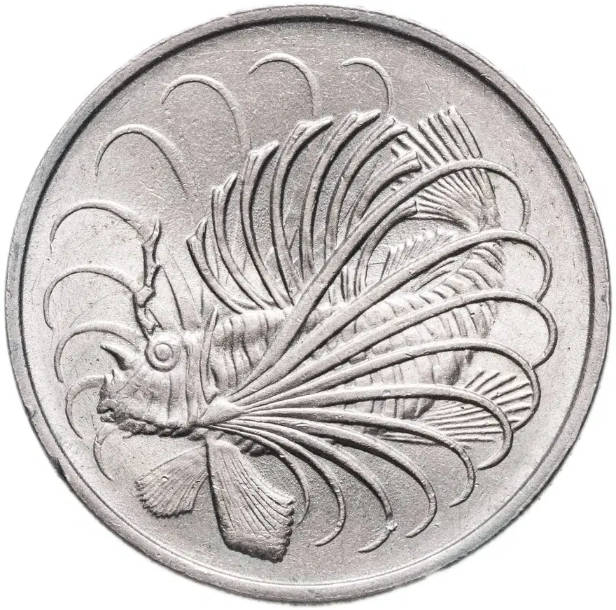 Сингапур 50 центов (cents) 1976, реверс