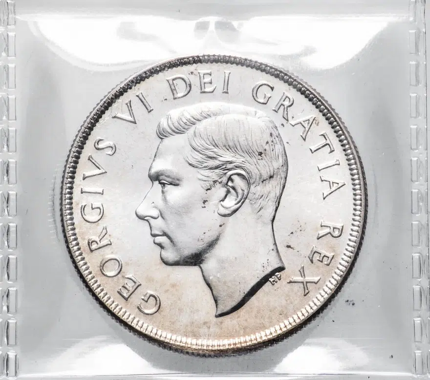 Канада 1 доллар (dollar) 1949  "Вхождение Ньюфаундленда в состав Канады", реверс