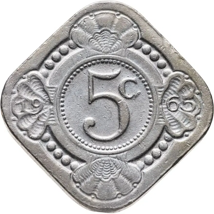 Нидерландские Антильские острова 5 центов (cents) 1965