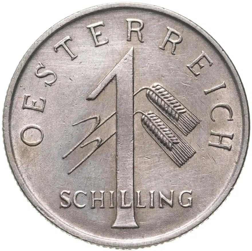 Австрия 1 шиллинг (shilling) 1934