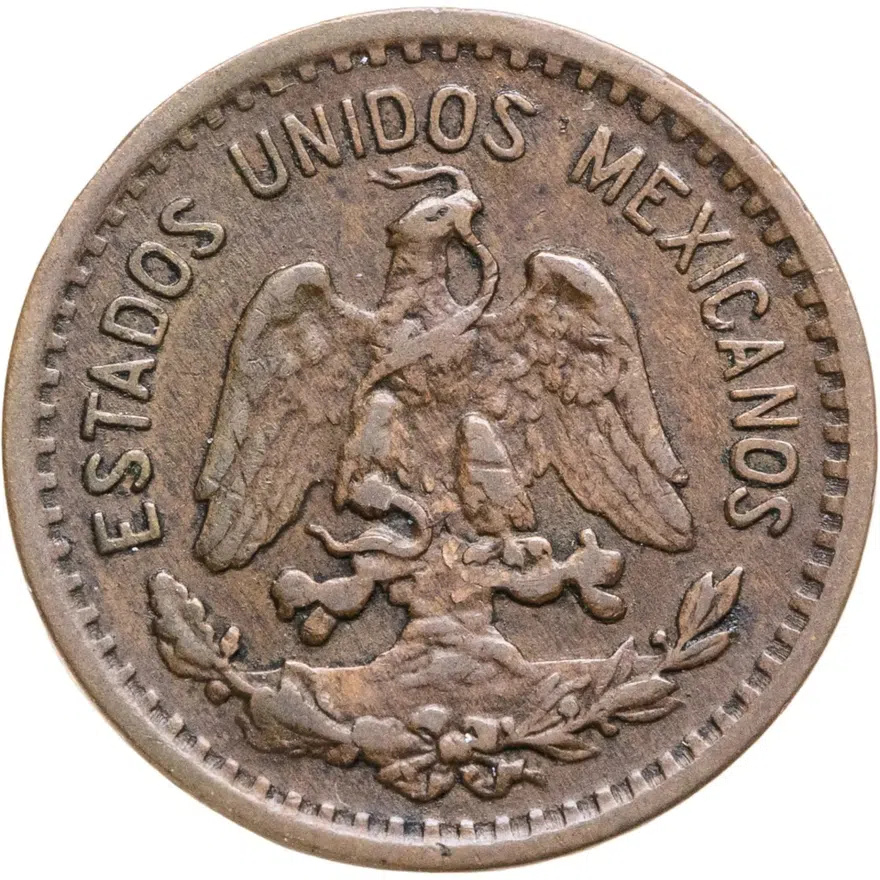 Мексика 1 сентаво (centavo) 1940, реверс