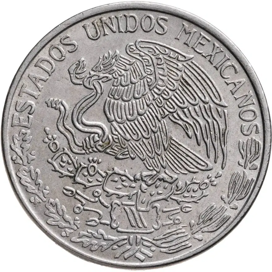 Мексика 1 песо (peso) 1981, реверс