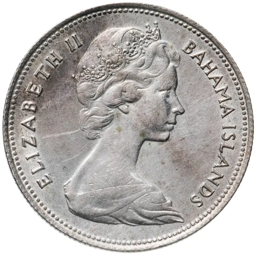 Багамы 50 центов (cents) 1966, реверс