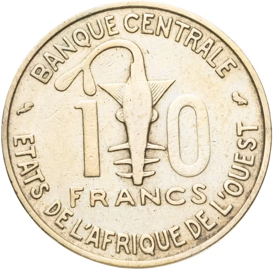 Западная Африка (BCEAO) 10 франков (francs) 1967