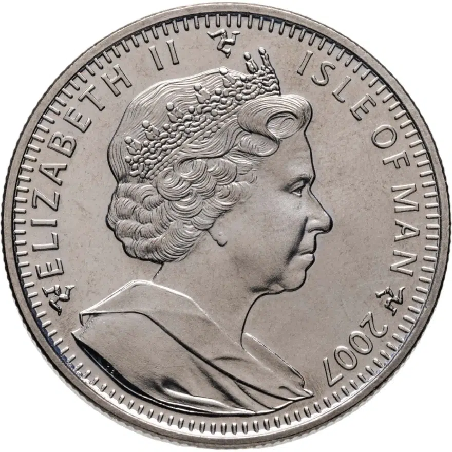 Остров Мэн 1 крона (crown) 2007  100 лет Скаутскому движению, реверс