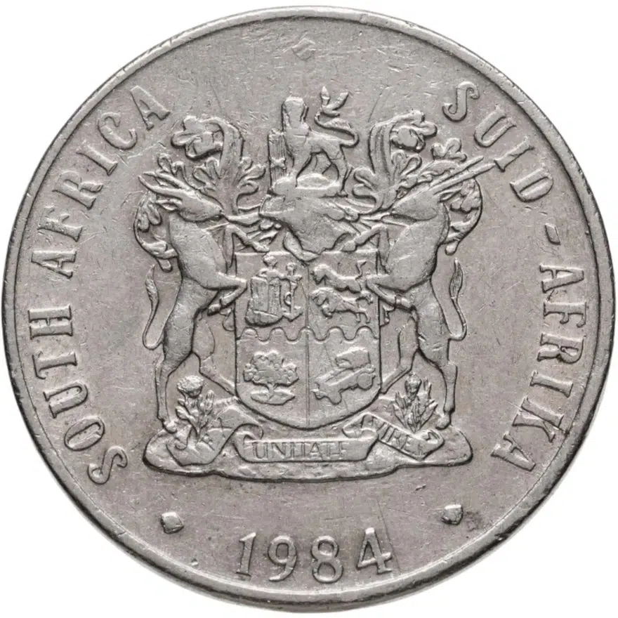 ЮАР 50 центов (cents) 1984, реверс