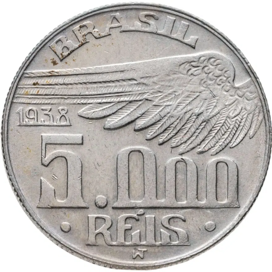Бразилия 5000 рейс (reis) 1938