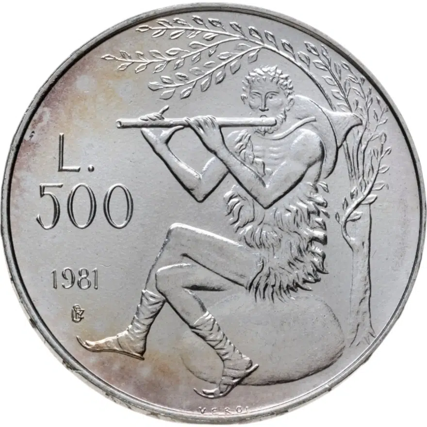 Сан-Марино 500 лир (lire) 1981 "2000 лет со дня смерти Вергилия"