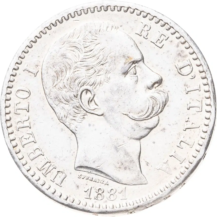 Италия 2 лиры 1881