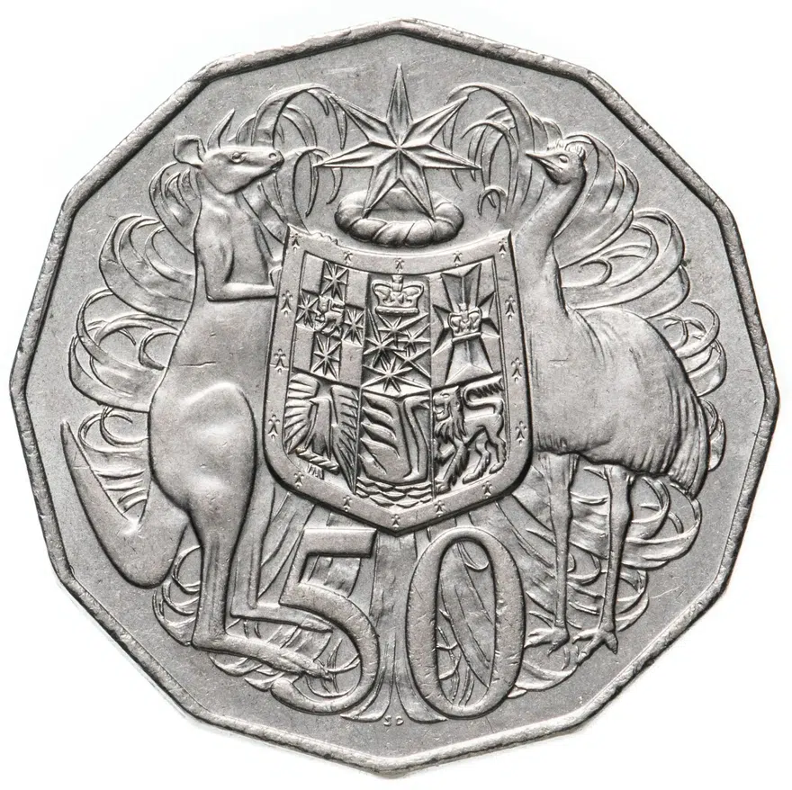 Австралия 50 центов (cents) 1984