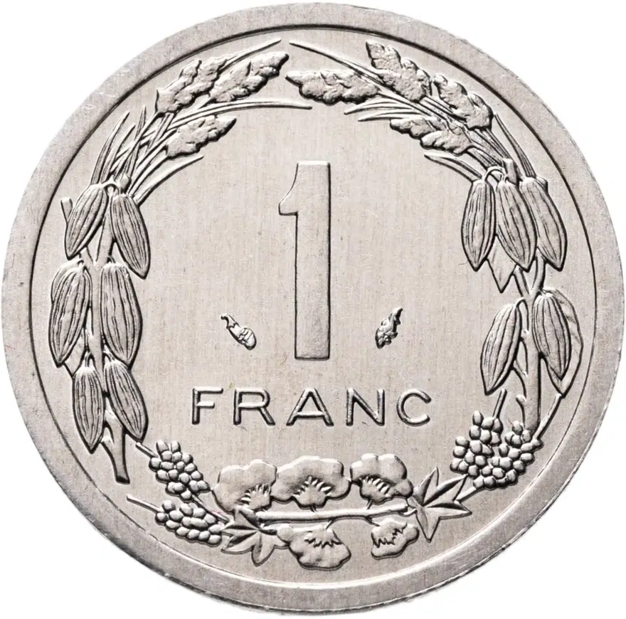 Центральная Африка (BEAC) 1 франк (franc) 1985