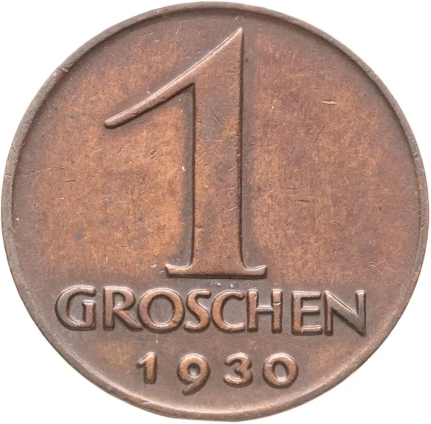 Австрия 1 грош (grosz) 1930