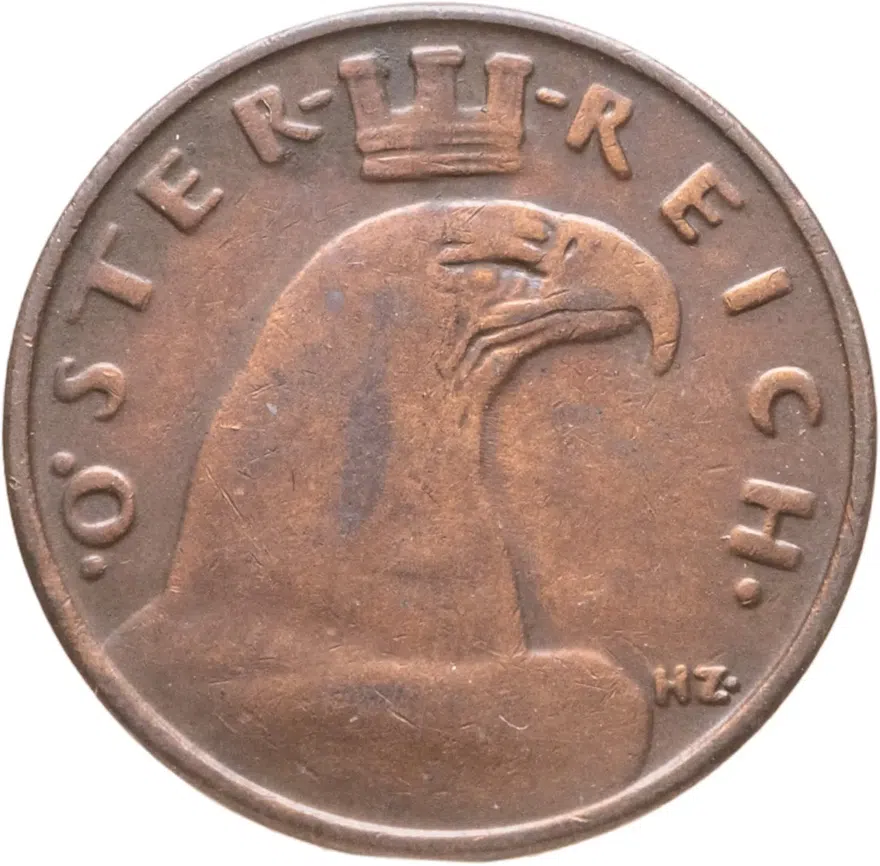 Австрия 1 грош (grosz) 1930, реверс