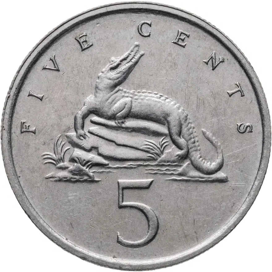 Ямайка 5 центов (cents) 1982