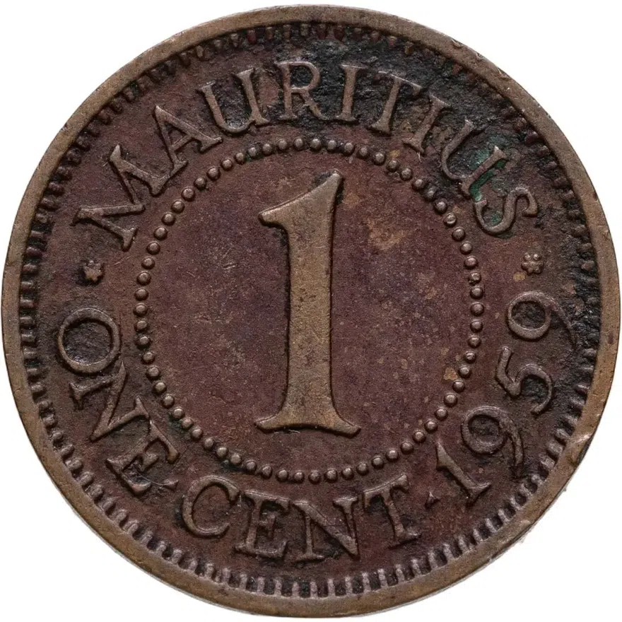Маврикий 1 цент (cent) 1959