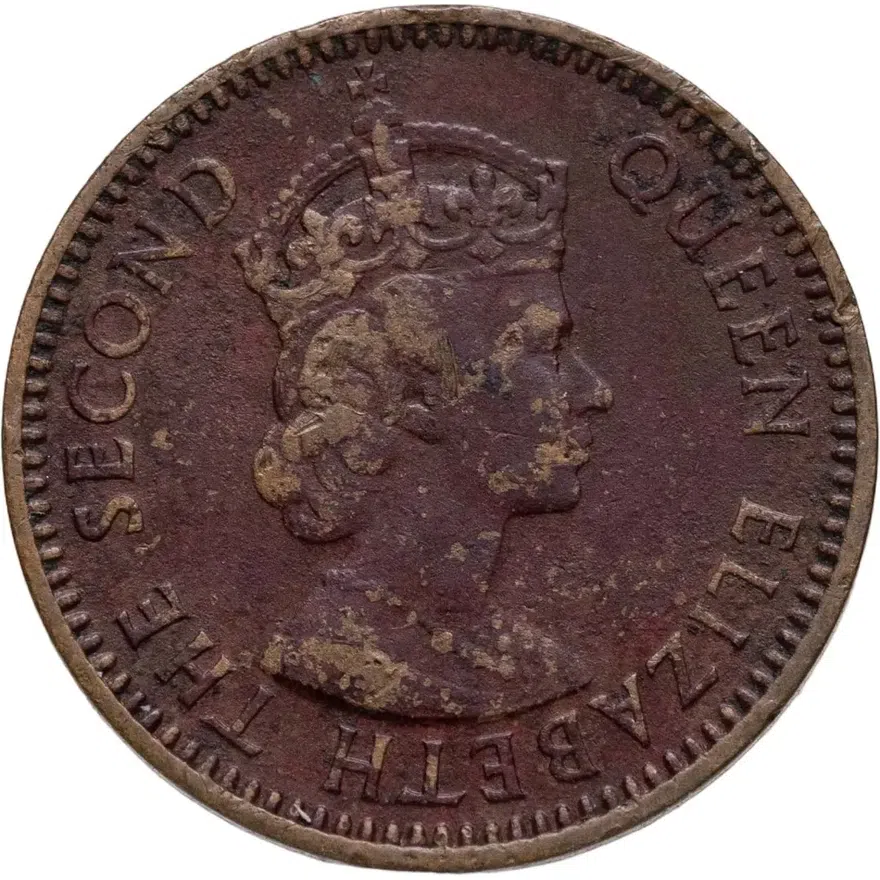 Маврикий 1 цент (cent) 1959, реверс