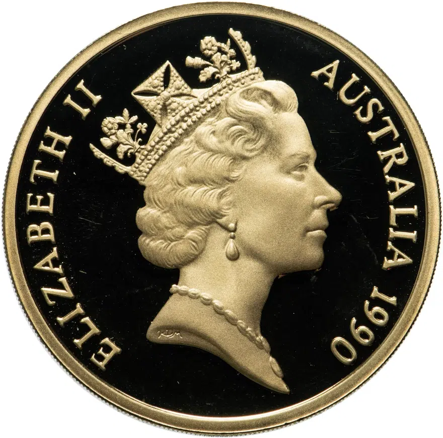 Австралия 5 долларов (dollars) 1990  Мемориал АНЗАК, реверс