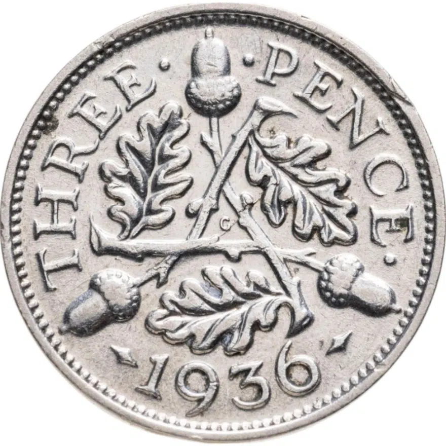 Великобритания 3 пенса (pence) 1936