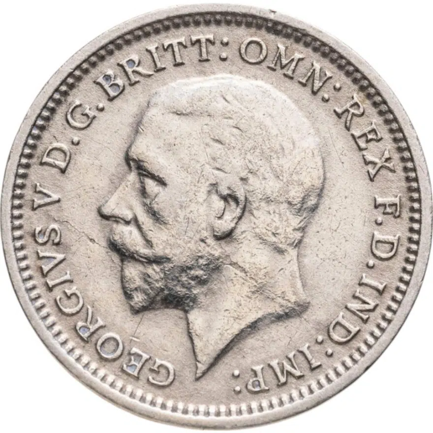 Великобритания 3 пенса (pence) 1936, реверс