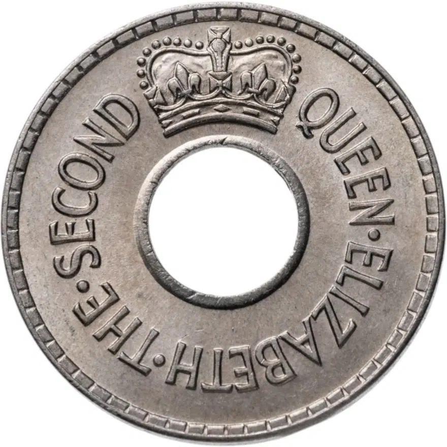 Фиджи 1/2 пенни (penny) 1954, реверс