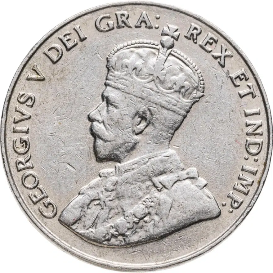Канада 5 центов (cents) 1931, реверс