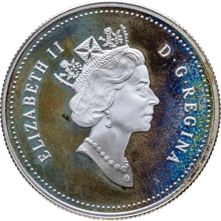 Канада 50 центов (cents) 1998 "Гиганты океана - Белуха", реверс