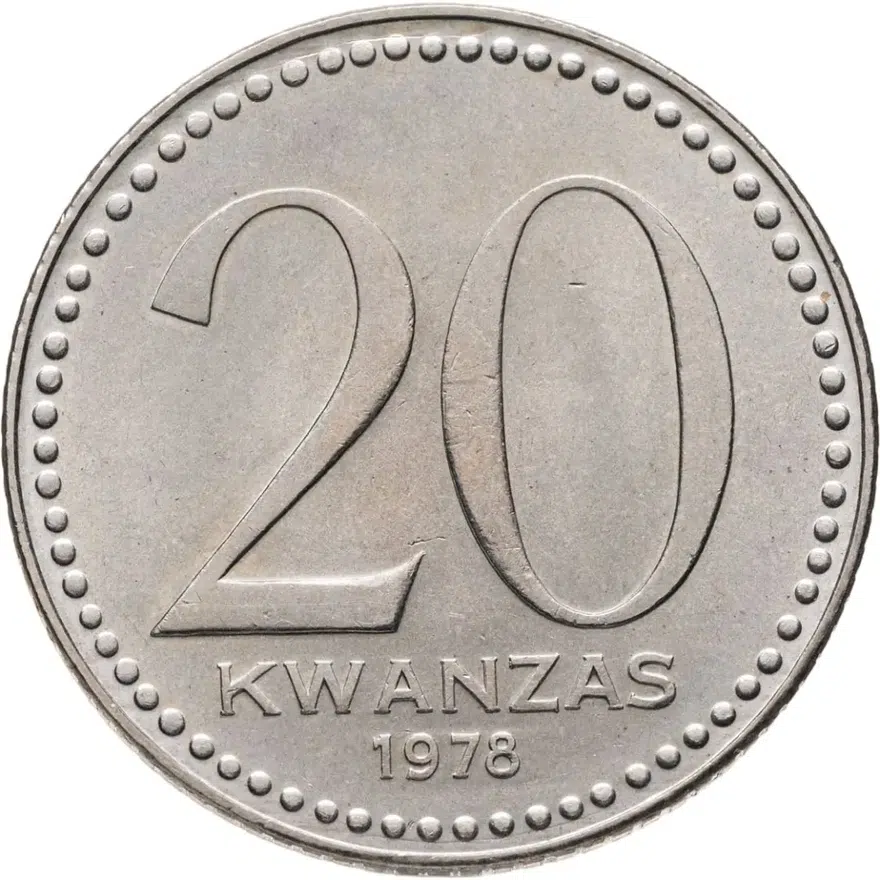 Ангола 20 кванз (kwanzas) 1978, реверс