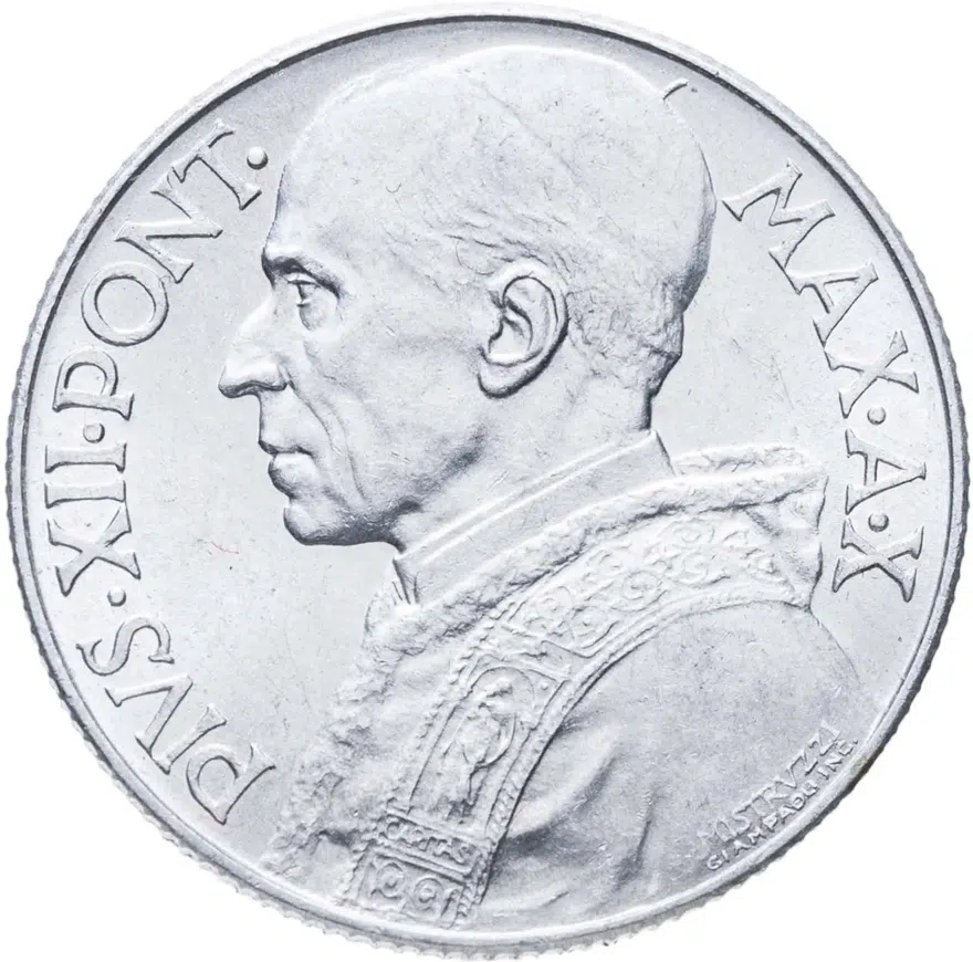 Ватикан 5 лир (lire) 1948