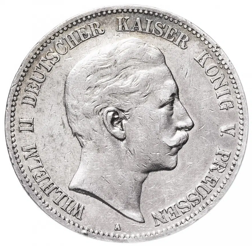 Германская Империя (Пруссия) 5 марок 1904