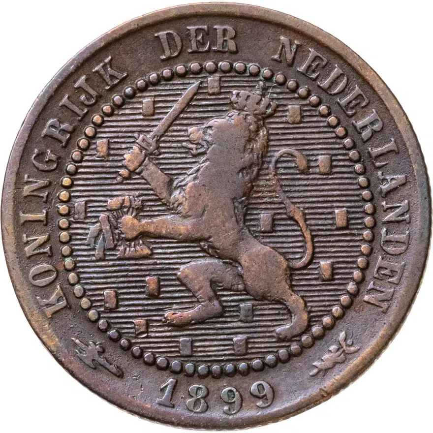 Нидерланды 1 цент (cent) 1899