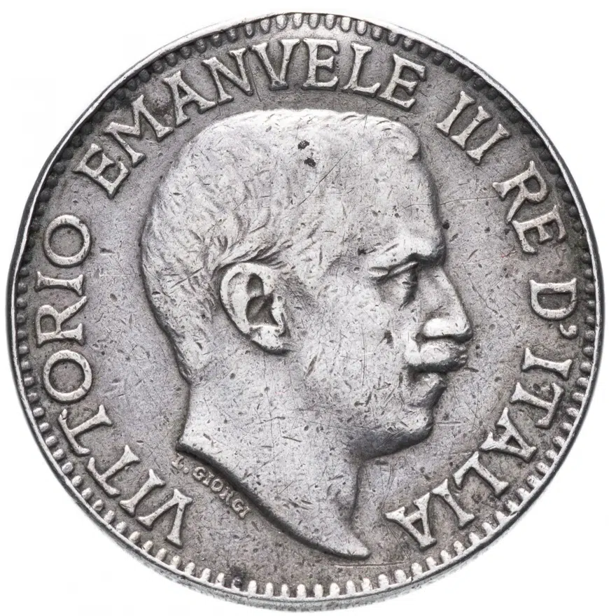 Итальянское Сомали 1 рупия (rupia) 1914, реверс